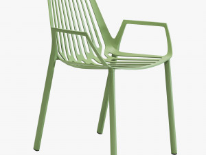 fast rion chair with armrests 3D 모델