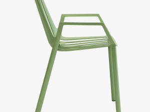 fast rion chair with armrests Modelo 3D