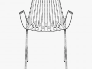 cadeira r&aacute;pida rion com bra&ccedil;os Modelo 3D