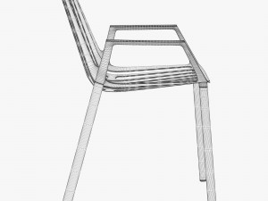 fast rion chair with armrests Modelo 3D