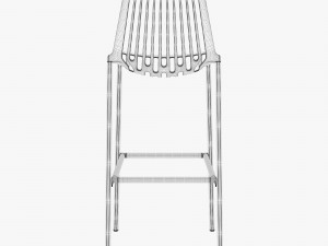 fast rion stool high 3D 모델