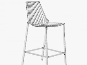 fast rion stool low 3D Model