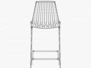 fast rion stool low 3D Model
