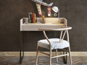 flmant furniture set 001 3Dモデル