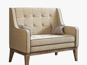 пламенная скамейка cielo 3D Модель