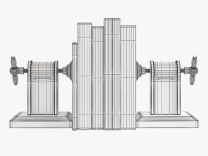 flamant book-end helix screw 3D Модель