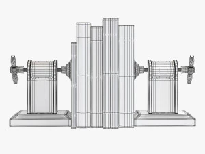 flamant book-end helix screw 3D Model