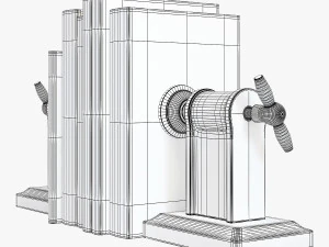 flamant book-end helix screw 3D Model