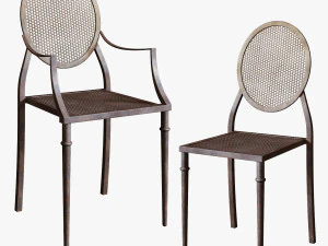 भड़कीली मैरी कुर्सी 3D मॉडल