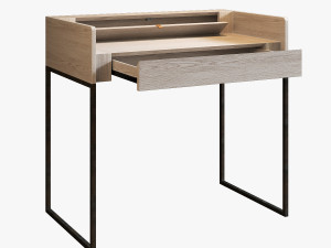 flamant desk nigel natural 3D 模型