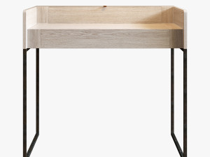flamant desk nigel natural 3D 模型