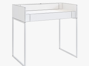 flamant desk nigel natural 3D 模型