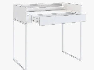 mesa flamant nigel natural Modelo 3D