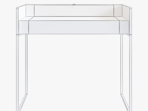 flamant desk nigel natural 3D 模型