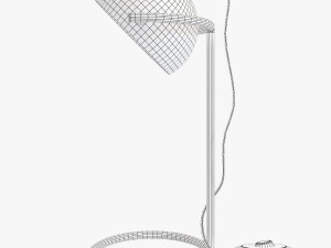 flamant lamp hasse h36 white Modèle 3D