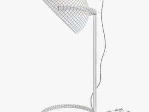 flamant lamp hasse h36 white 3D Model