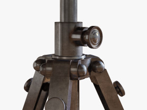 flamant side table albert tripod 3D 模型