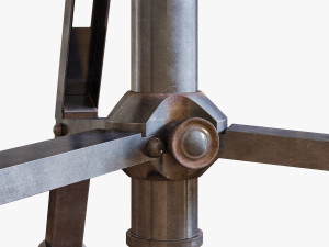 flamant side table albert tripod 3D 模型