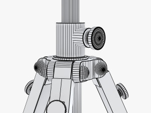 flamant side table albert tripod 3D 模型