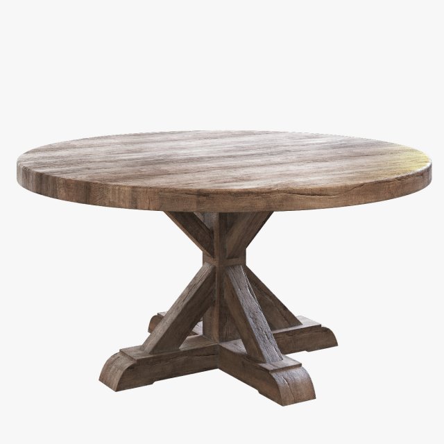 flamant table ronny round 3D-Modell .c4d .max .obj .3ds .fbx .stl .blend 