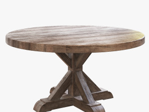 flamant table ronny round 3D Model
