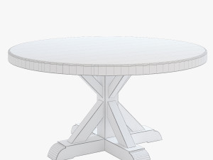 flamant table ronny round 3D-Modell