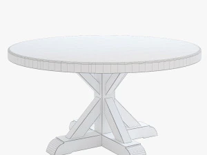 flamant table ronny round 3D Model