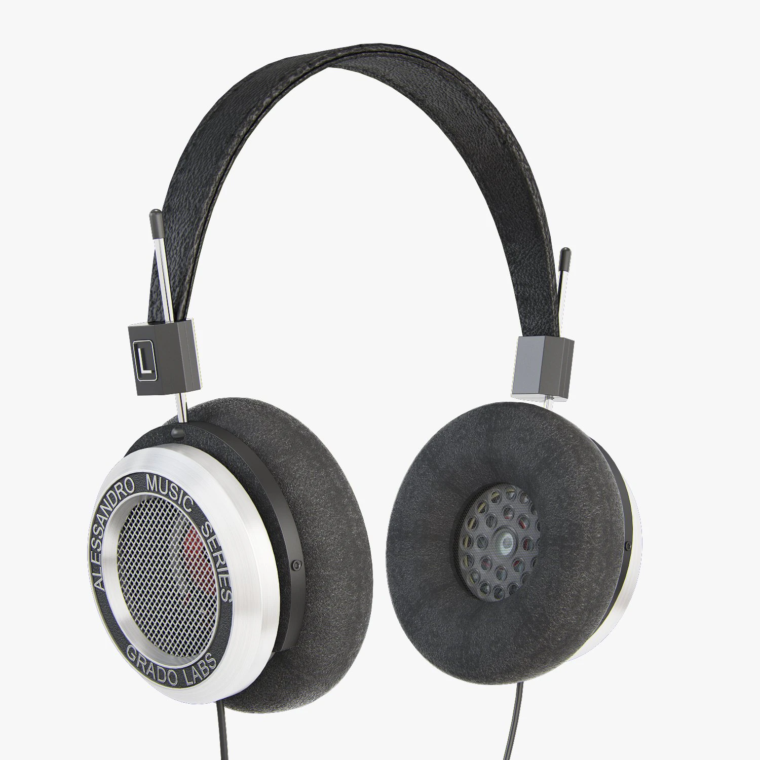 Grado labs alessandro ms-2 headphones 3D Model .c4d .max .obj .3ds .fbx .stl .blend 