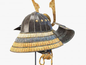 3d kabuto helmet model 3D Model
