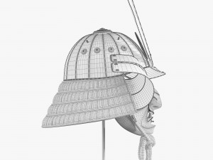 3d kabuto helmet model Model 3D