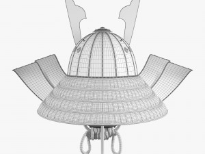 3d kabuto helmet model Model 3D