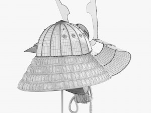 3d kabuto helmet model Model 3D
