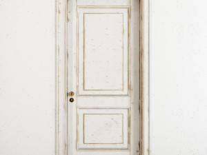 old classic door 003 3D Model