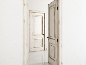 old classic door 003 3D Modell