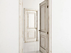 old classic door 003 3D Model