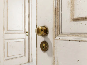 old classic door 003 3D Model