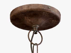 pottery barn madeline chandelier 3D Model