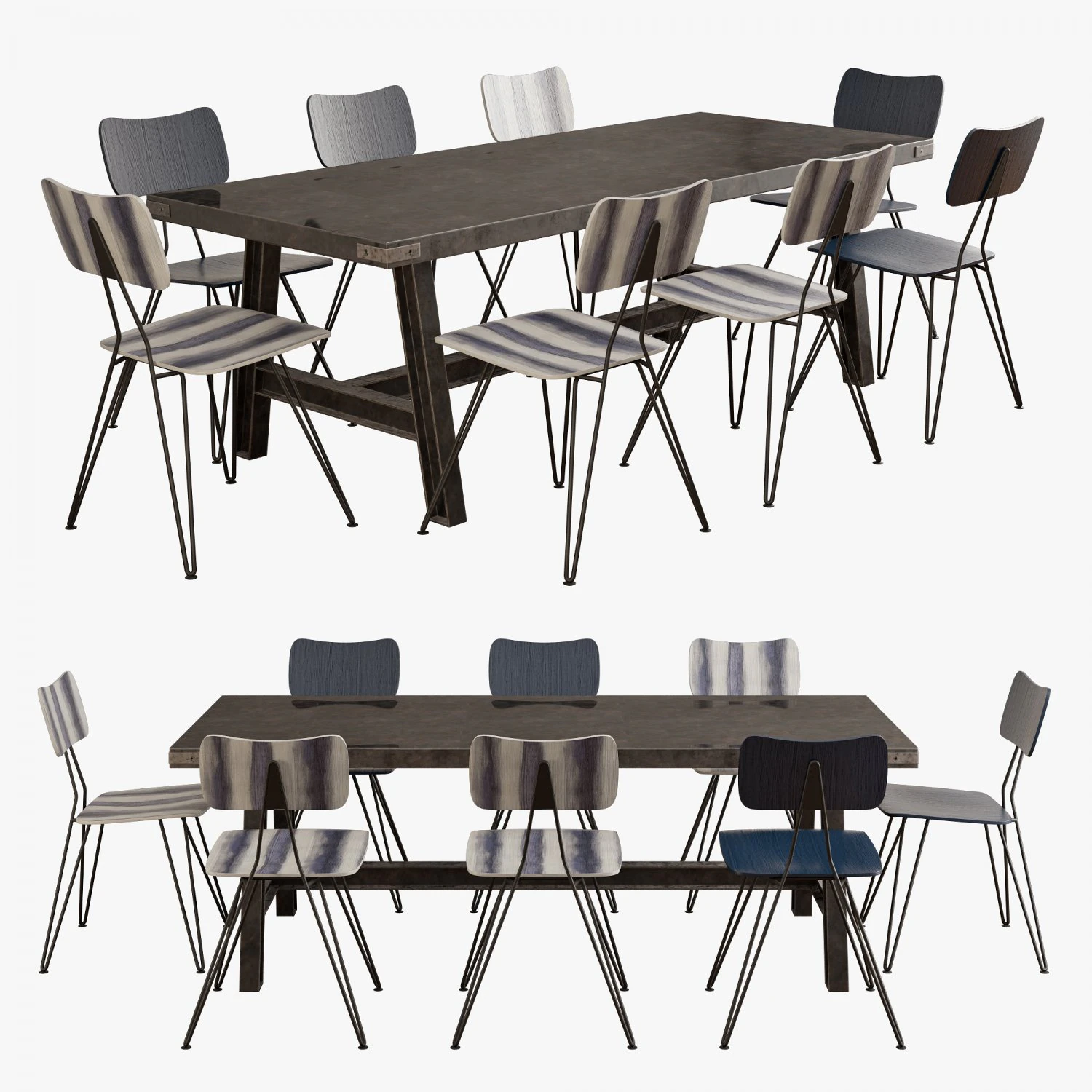 scavolini diesel misfit table moroso overyard chair 3D Model .c4d .max .obj .3ds .fbx .stl .blend