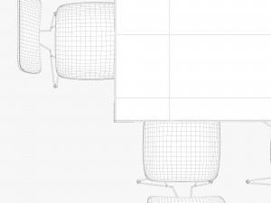 scavolini diesel misfit table moroso overyard chair Modelo 3D