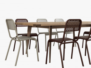 scavolini diesel open workshop table moroso nizza chair 3D Model