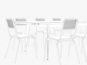 scavolini diesel open workshop table moroso nizza chair 3D Model
