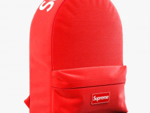 supreme decorative set red 3D Model