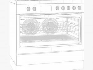 westinghouse wfe914sb 3D Model