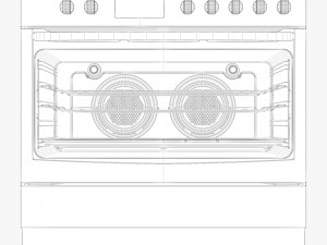 westinghouse wfe914sb Model 3D