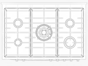 westinghouse wfe914sb Model 3D