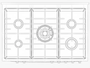 westinghouse wfe914sb 3D Model