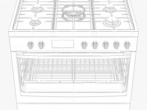 westinghouse wfe914sb 3D Model