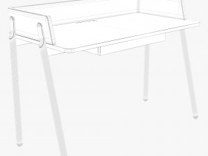 zegen ash desk set 3D Model