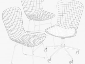 zuo wire chairs 3D मॉडल