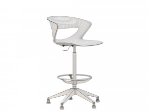 kastelkicca stool type 5 Modello 3D